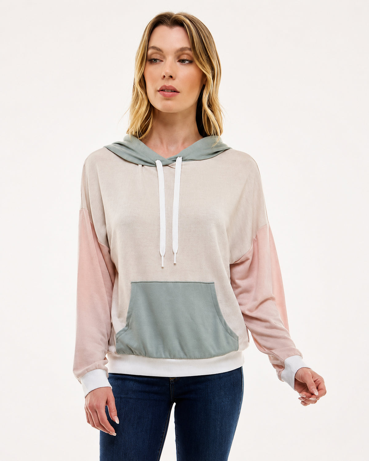 Cozy Colorblock Hoodie