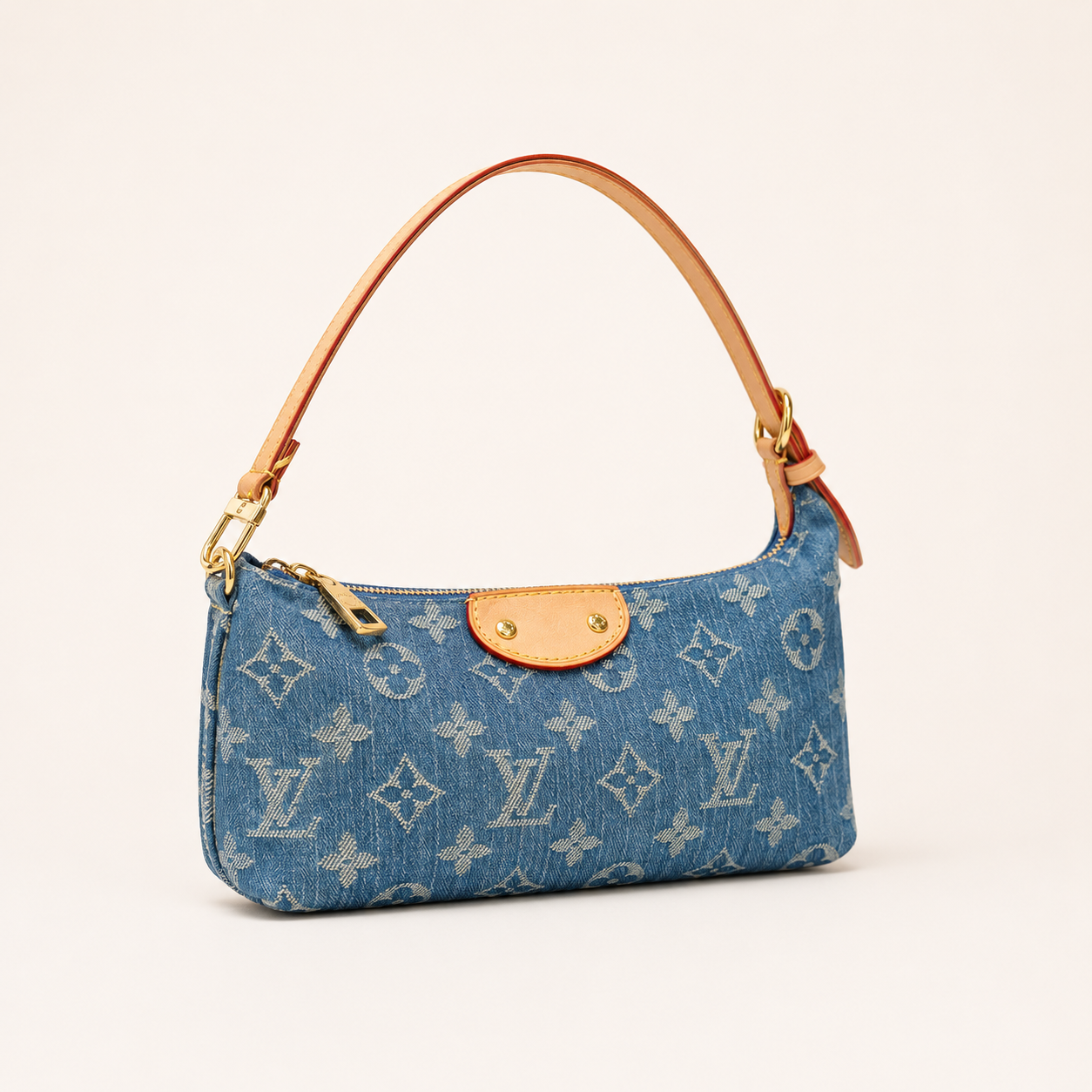 Azure Monogram Shoulder Bag