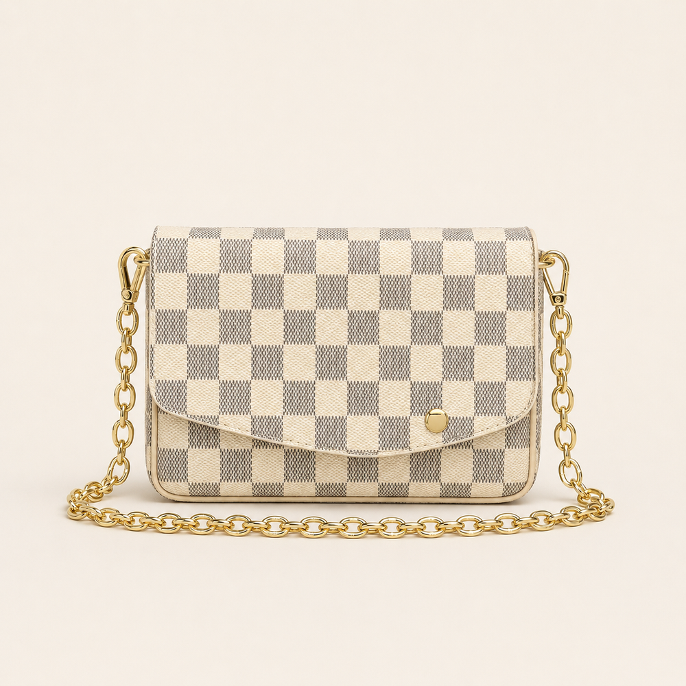Ivory Check Chain Wallet