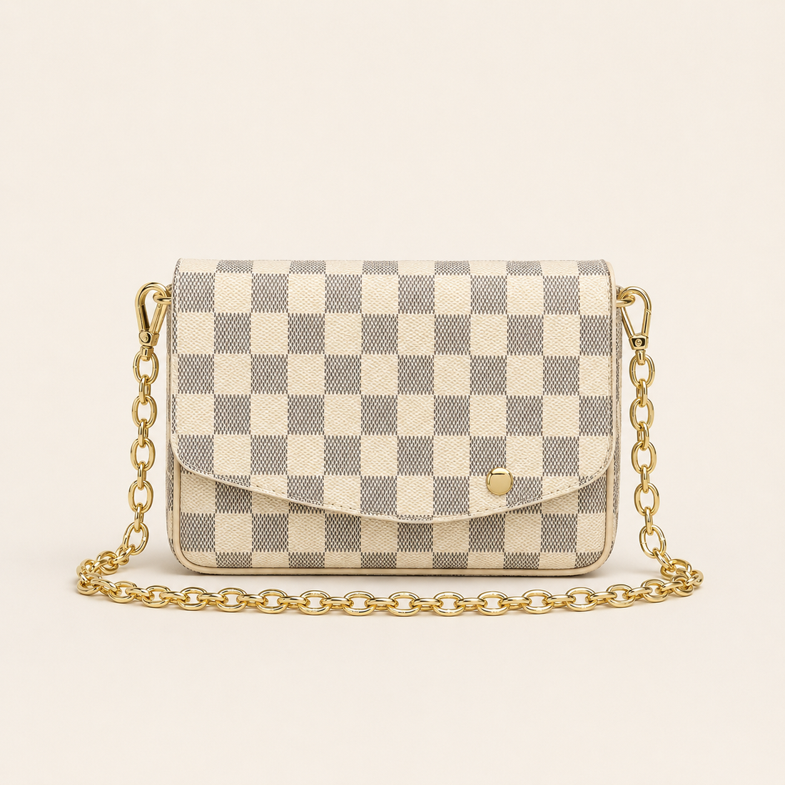 Ivory Check Chain Wallet