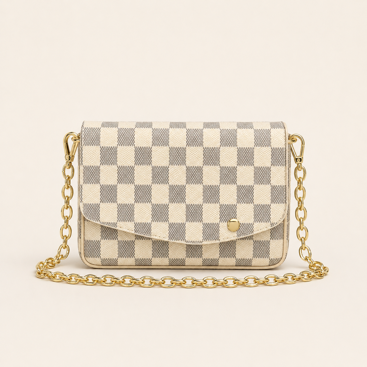 Ivory Check Chain Wallet