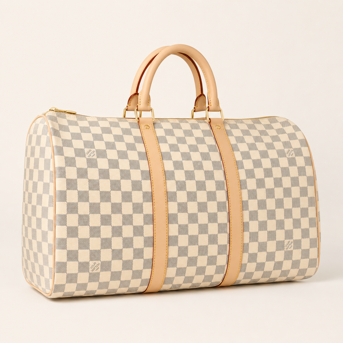 Ivory Check Travel Duffel