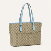 Sky-Handle Monogram Tote