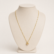 Delicate Golden Pendant Necklace