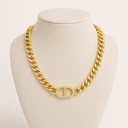 Bold Gold Link Necklace
