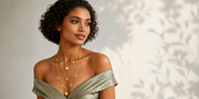 Golden Clover Layered Necklace